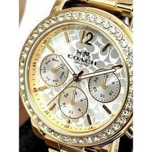 Coach Women's Watch 14502370 Legacy Sport Quartz Gold Stainless Steel